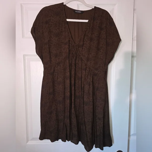 Disturbia Rosamoth Mini Smock Dress Size 12 - Picture 2 of 8